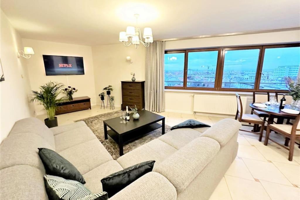 Exclusive Penthouse Near Citycenter 120M2 +Netflix Cracovia Exterior foto